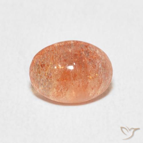 1.11ct Natural Laranja Tigre Claro Pedra do Sol, oval, Translúcido
