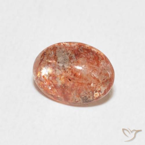 Pedra do Sol Toranja Laranja Natural 0.91ct, oval, Translúcido