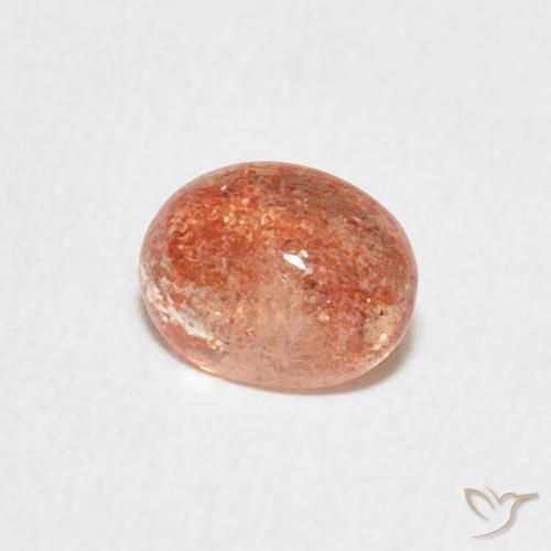 Pedra do Sol Toranja Laranja Natural 0.81ct, oval, Translúcido