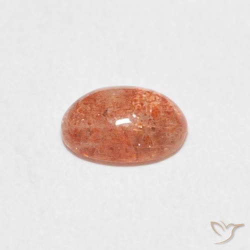 Pedra do Sol Toranja Laranja Natural 0.81ct, oval, Translúcido