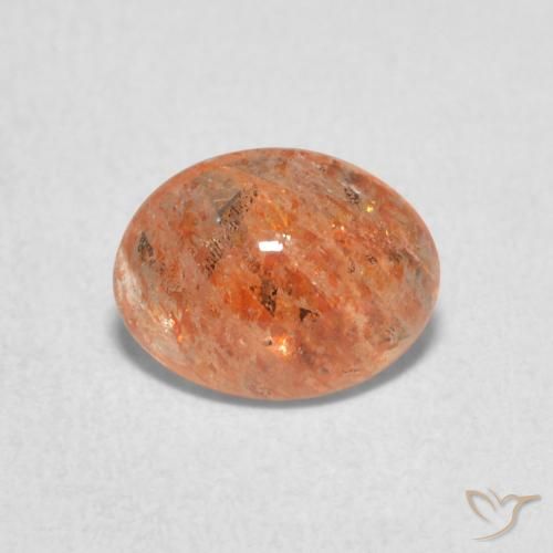 1.17ct Natural Laranja Médio Pedra do Sol, oval, Translúcido