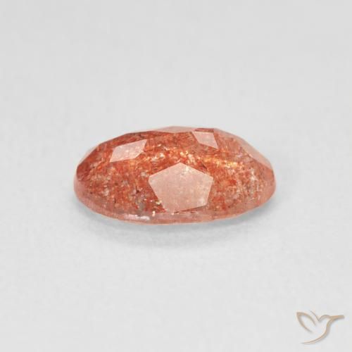 Pedra do Sol Toranja Laranja Natural 0.99ct, oval, Translúcido