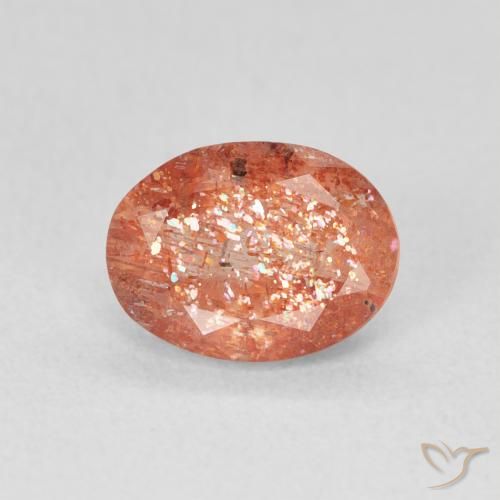 1.20ct Natural Toranja Laranja Pedra do Sol, oval, Translúcido