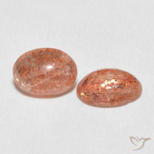 Pedras preciosas de Pedra do Sol Toranja Laranja natural de 2.11 ct, oval, Translúcido