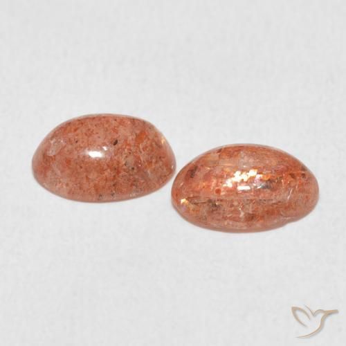 Pedras preciosas de Pedra do Sol Toranja Laranja natural de 2.11 ct, oval, Translúcido