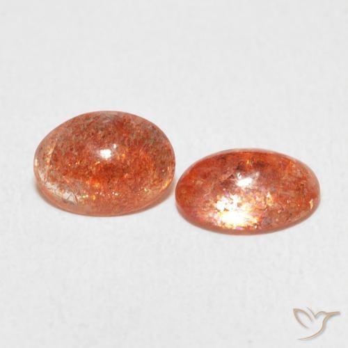 Pedras preciosas de Pedra do Sol Toranja Laranja natural de 1.80 ct, oval, Translúcido
