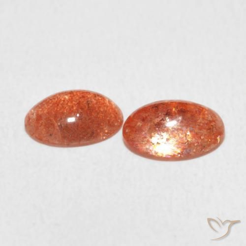 Pedras preciosas de Pedra do Sol Toranja Laranja natural de 1.80 ct, oval, Translúcido