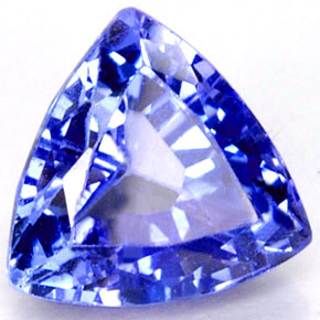 Tanzanita azul natural 1,31ct, trillion, VVS-VS