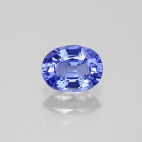Tanzanita violeta natural 0,77ct, corte oval, VVS