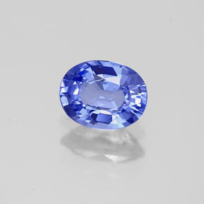 Tanzanita violeta natural 0,77ct, corte oval, VVS