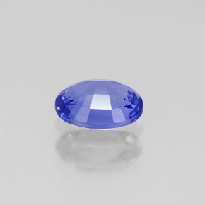 Tanzanita violeta natural 0,77ct, corte oval, VVS