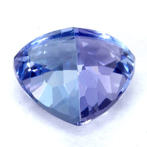 Tanzanita Violeta Azul Natural 1.25ct, Trilhão, VVS-VS