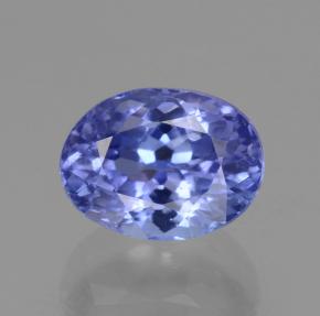 Tanzanita azul natural 1,55ct, corte oval, VS
