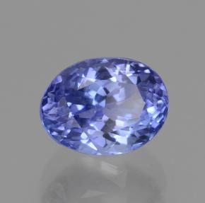 Tanzanita azul natural 1,55ct, corte oval, VS