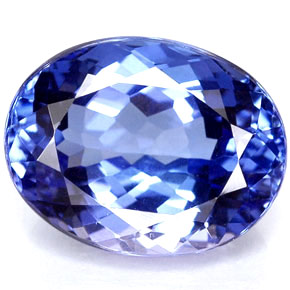 Tanzanita azul natural 5,08ct, corte oval, IF