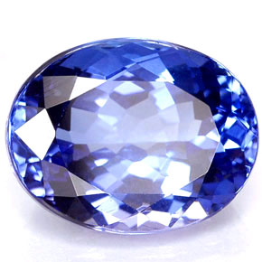 Tanzanita azul natural 5,08ct, corte oval, IF