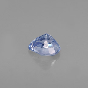 Tanzanita azul natural 0,52ct, formato de pêra, VVS