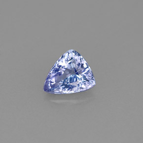 Tanzanita azul natural 0,68ct, trillion, VVS-VS