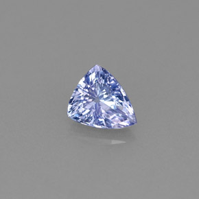 Tanzanita azul natural 0,68ct, trillion, VVS-VS