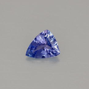 Tanzanita azul natural 0,62ct, trillion, VVS
