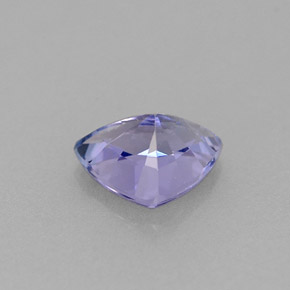 Tanzanita azul natural 0,57ct, trillion, VVS