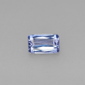 Tanzanita Violeta Azul Natural 0.53ct, Corte Esmeralda, SI