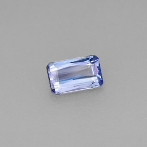 Tanzanita Violeta Azul Natural 0.53ct, Corte Esmeralda, SI