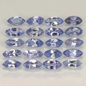 Pedras preciosas de tanzanita azul natural de  ct, marquise, VVS-VS