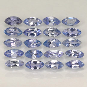 Pedras preciosas de tanzanita azul natural de  ct, marquise, VVS-VS