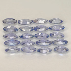 Pedras preciosas de tanzanita azul natural de  ct, marquise, VVS-VS