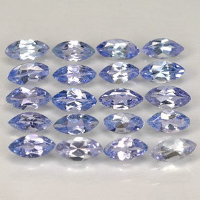 Pedras preciosas de tanzanita azul natural de  ct, marquise, VVS-VS