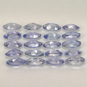 Pedras preciosas de tanzanita azul natural de  ct, marquise, VVS-VS