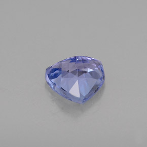 Tanzanita azul natural 0,44ct, trillion, VVS-VS