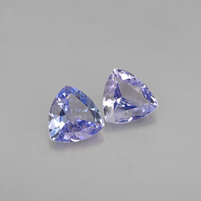Pedras preciosas de tanzanita azul natural de  ct, trillion, VS