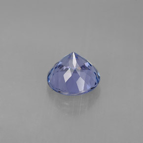 Tanzanita violeta natural 1,75ct, corte redondo, VVS-VS