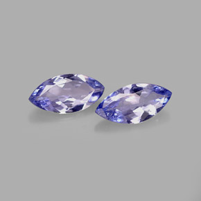 Pedras preciosas de tanzanita azul natural de  ct, marquise, VVS