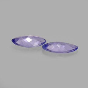 Pedras preciosas de tanzanita azul natural de  ct, marquise, VVS