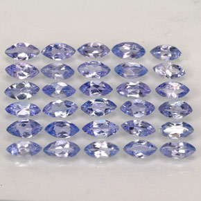Pedras preciosas de tanzanita azul natural de  ct, marquise, VVS-VS