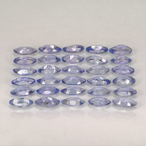 Pedras preciosas de tanzanita azul natural de  ct, marquise, VVS-VS
