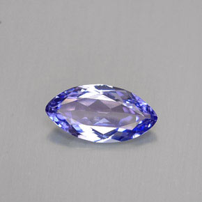 Tanzanita azul natural 1,03ct, marquise, VVS