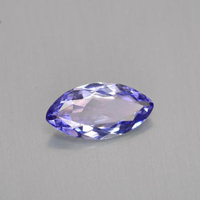 Tanzanita azul natural 1,03ct, marquise, VVS