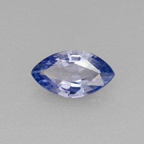Tanzanita azul natural 0,78ct, marquise, VS
