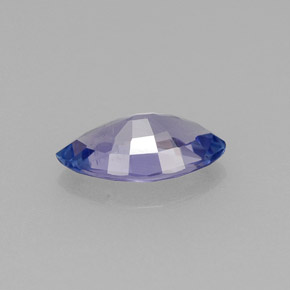 Tanzanita azul natural 0,78ct, marquise, VS