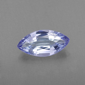Tanzanita azul natural 0,76ct, marquise, VS