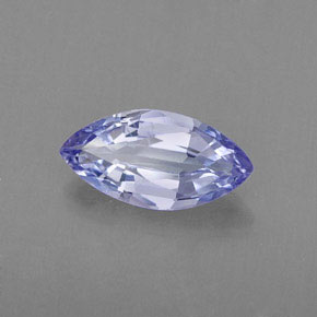 Tanzanita azul natural 0,76ct, marquise, VS