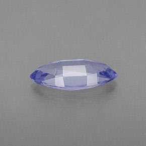 Tanzanita azul natural 0,76ct, marquise, VS