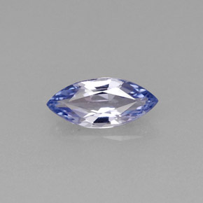 Tanzanita azul natural 0,49ct, marquise, VVS-VS