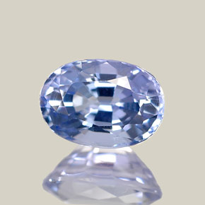Tanzanita azul natural 0,92ct, corte oval, VVS