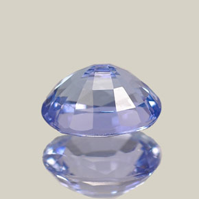 Tanzanita azul natural 0,92ct, corte oval, VVS