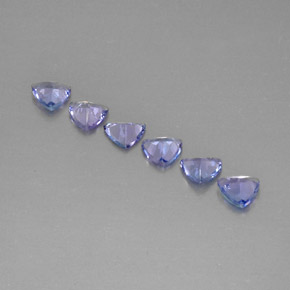Pedras preciosas de tanzanita azul natural de  ct, trillion, VS